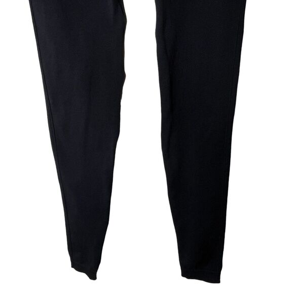 Spanx Look At Me Now Seamless Black Leggings Sz M High Waisted Tummy Control - Picture 5 of 13